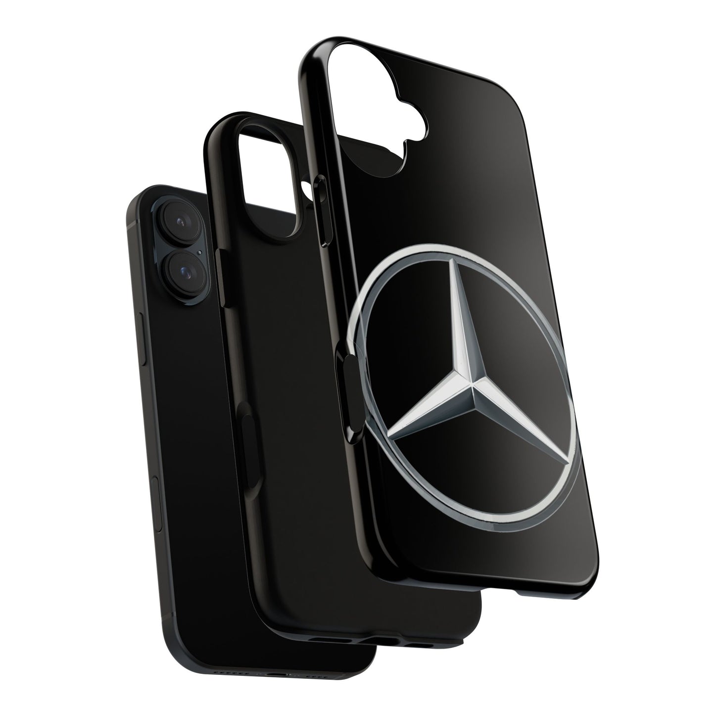 Phone Case iPhone 16/15/14 - Luxury Car Emblem Tough Case