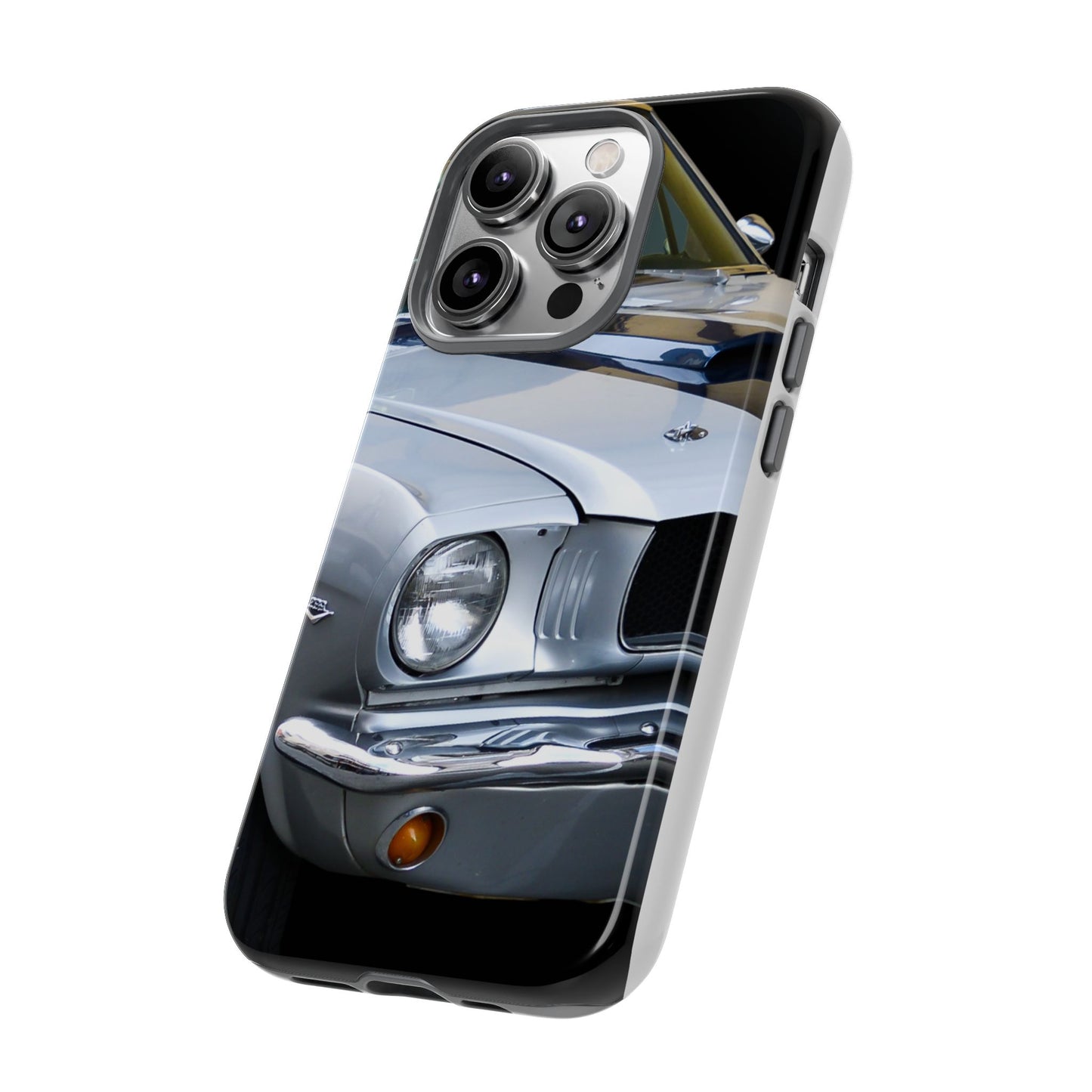 Phone Case iPhone 16/15/14 - Silver Car Tough Case