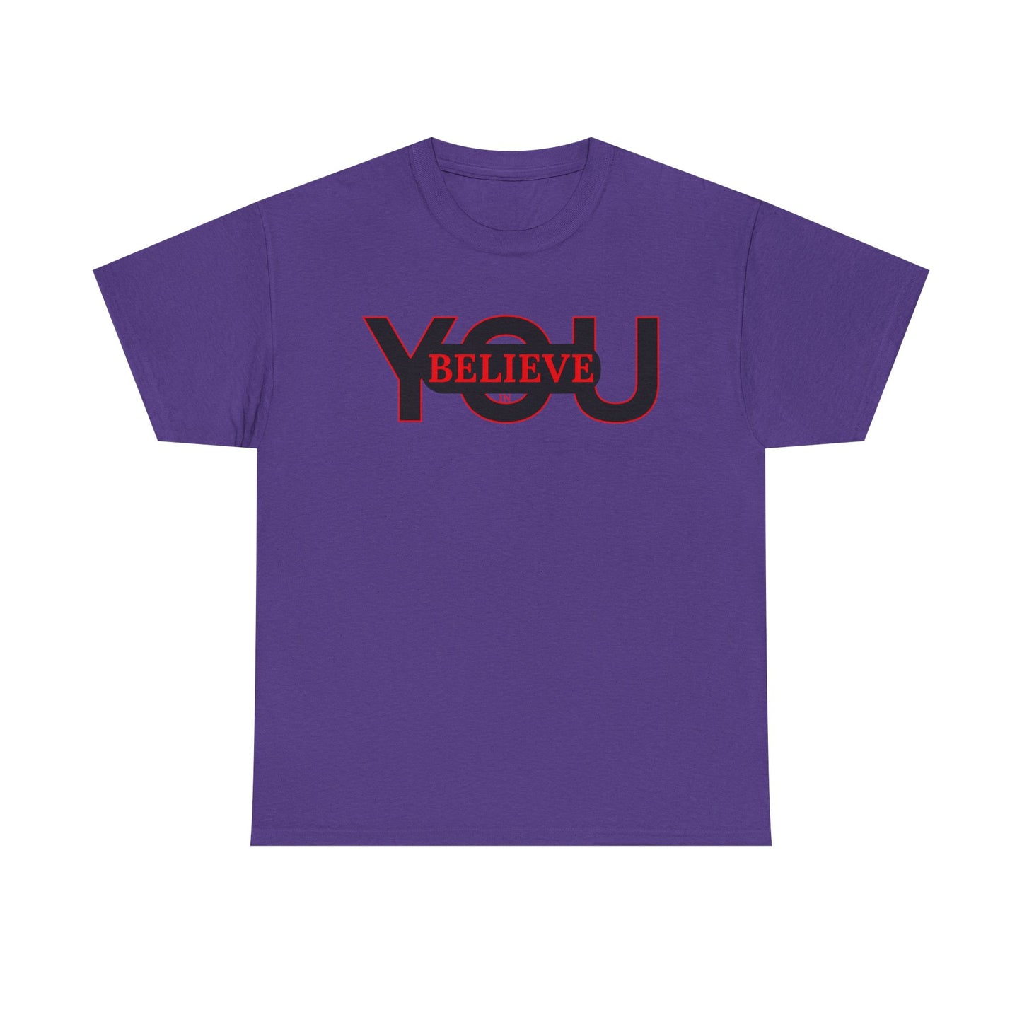 Believe in You (Red) - Motivational T-Shirt Unisex Tee