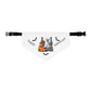 Happy "Hallowoof" - LARGE Pet Bandana Collar WHITE 01