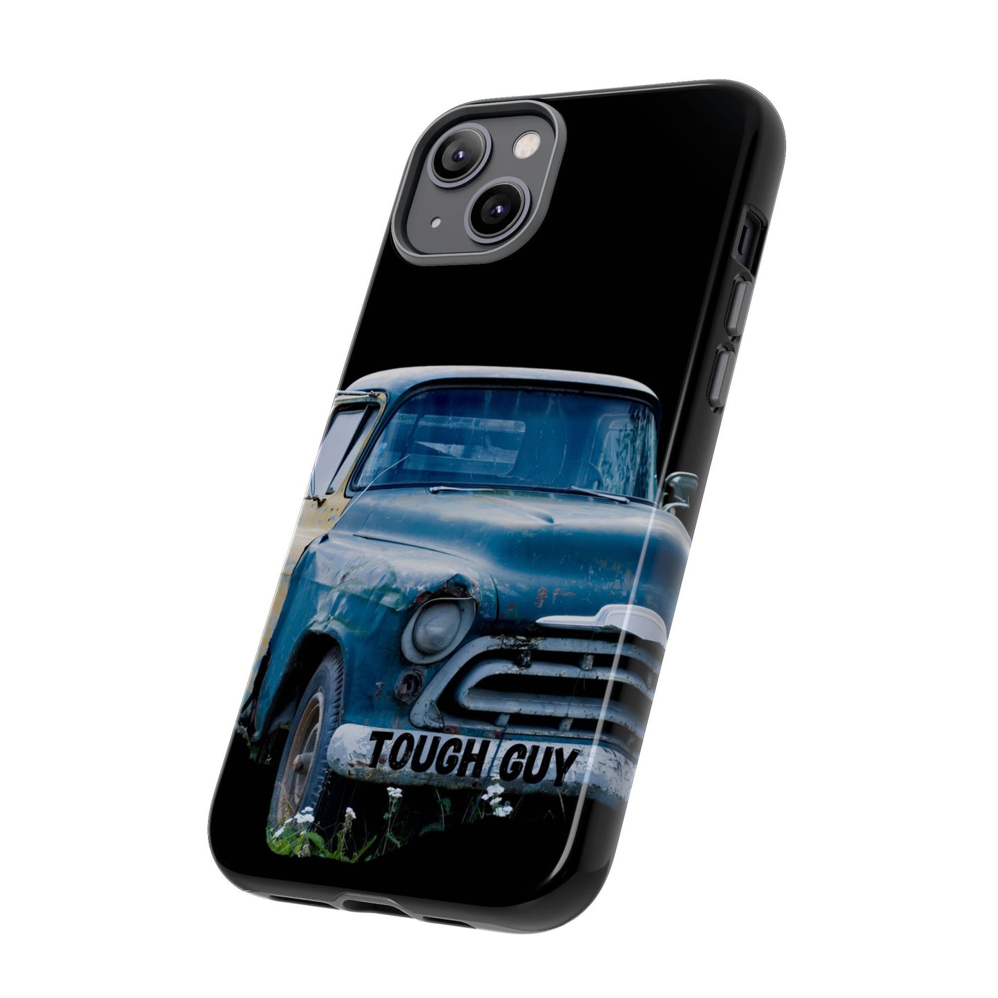 Phone Case iPhone 16/15/14 - Old Blue & Yellow Truck Tough Guy Tough Case