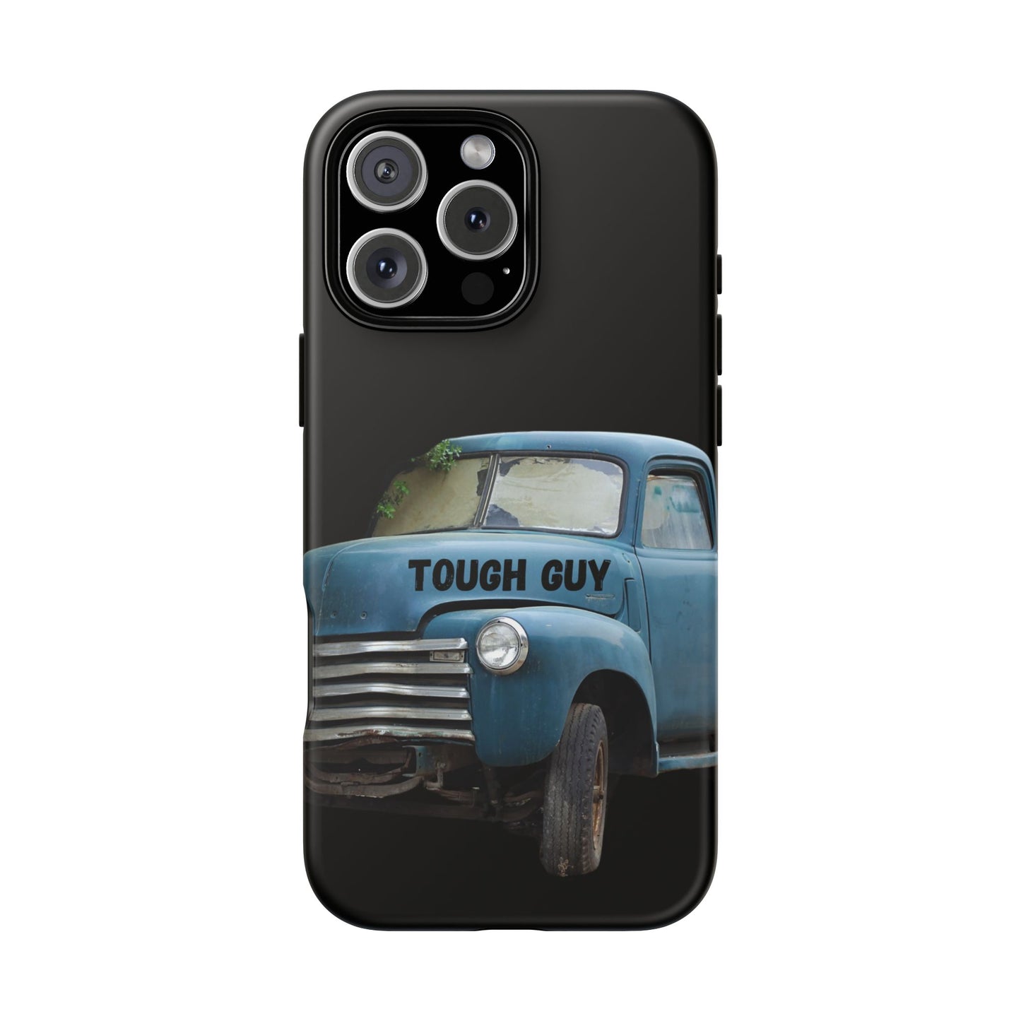 Phone Case iPhone 16/15/14 - Old Blue Truck Tough Guy Tough Case