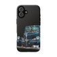 Phone Case iPhone 16/15/14 - Vintage Black Truck Tough Guy Tough Case