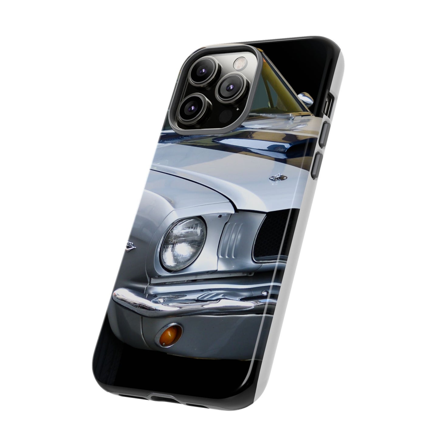 Phone Case iPhone 16/15/14 - Silver Car Tough Case