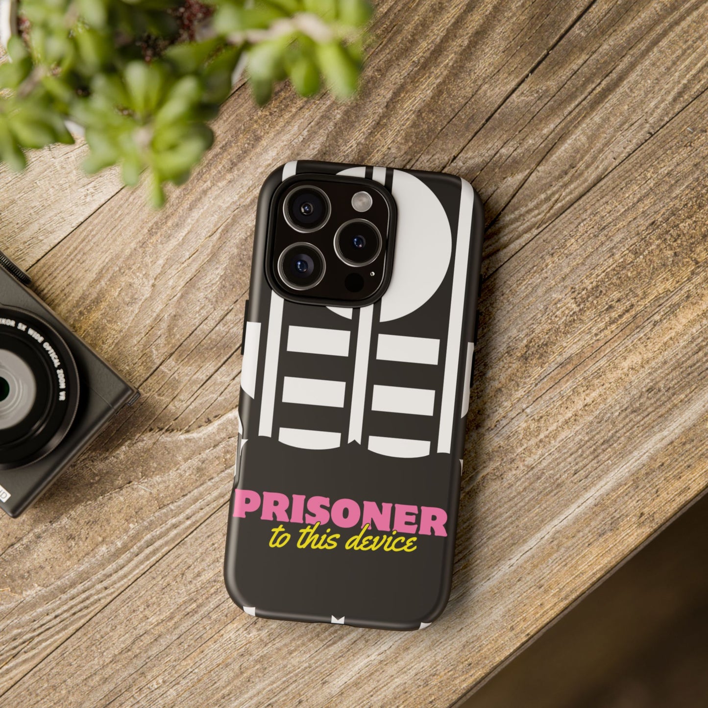 Phone Case iPhone 16/15/14 - Prisoner to this Device Tough Case