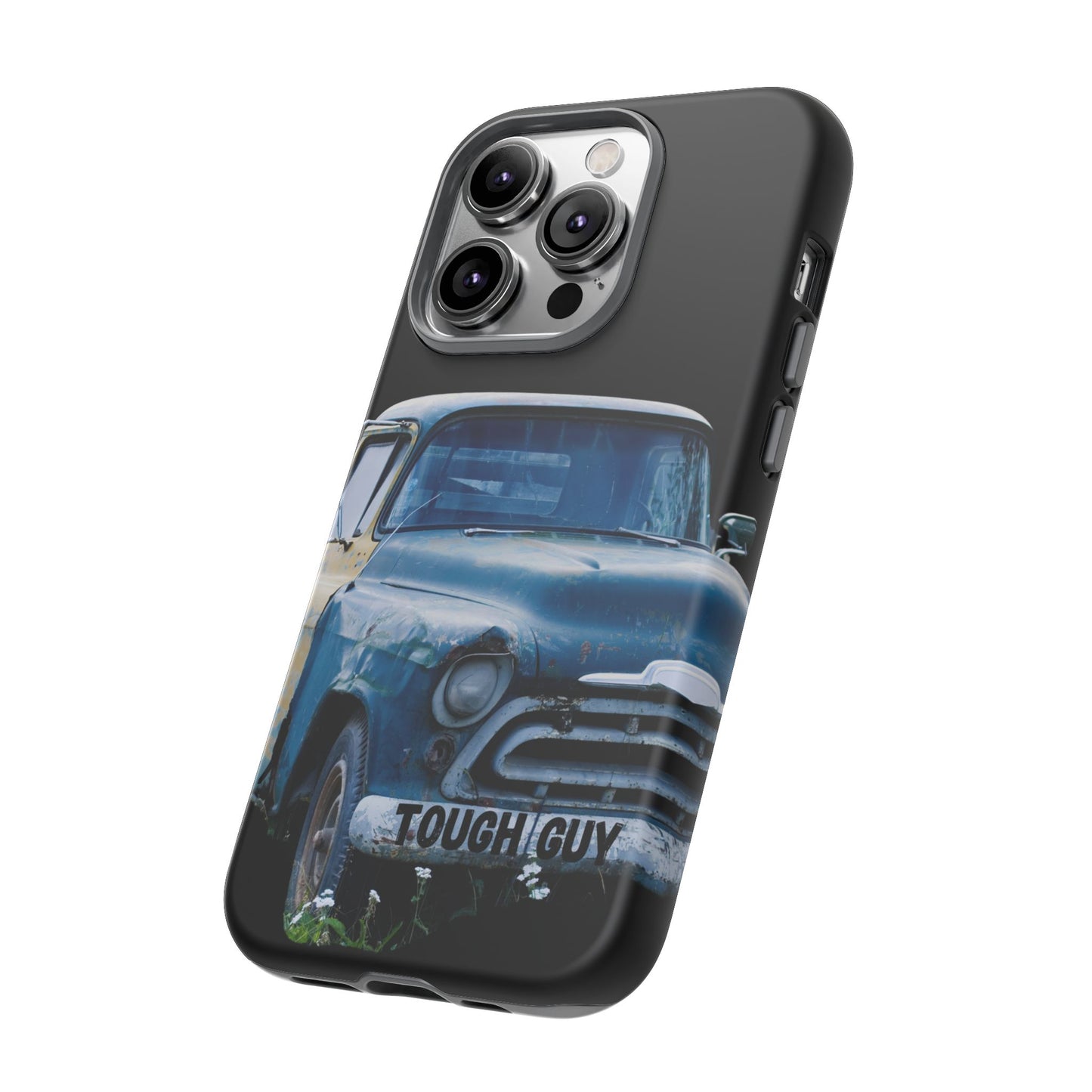 Phone Case iPhone 16/15/14 - Old Blue & Yellow Truck Tough Guy Tough Case