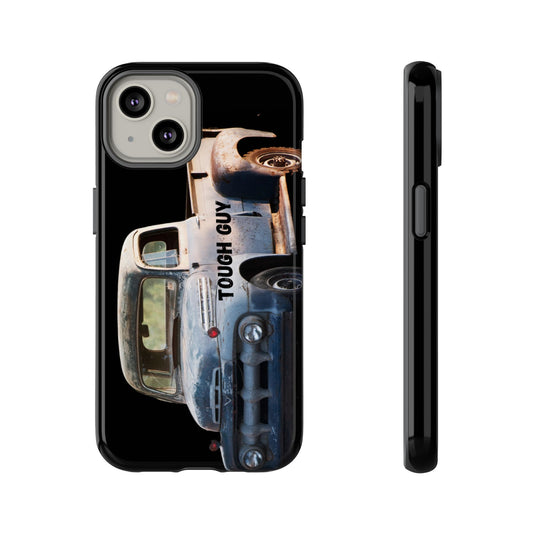 Phone Case iPhone 16/15/14 - Tough Guy Old Truck Blue Tough Case