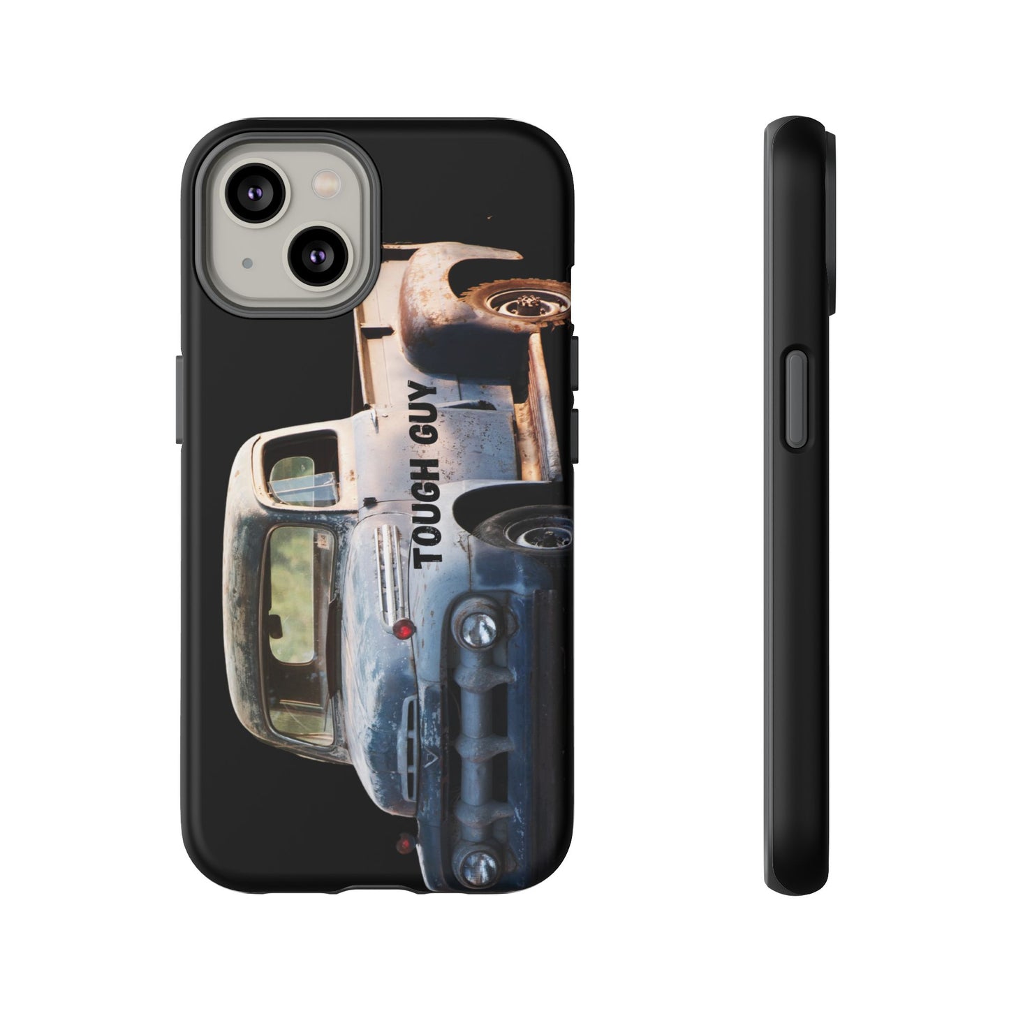 Phone Case iPhone 16/15/14 - Tough Guy Old Truck Blue Tough Case