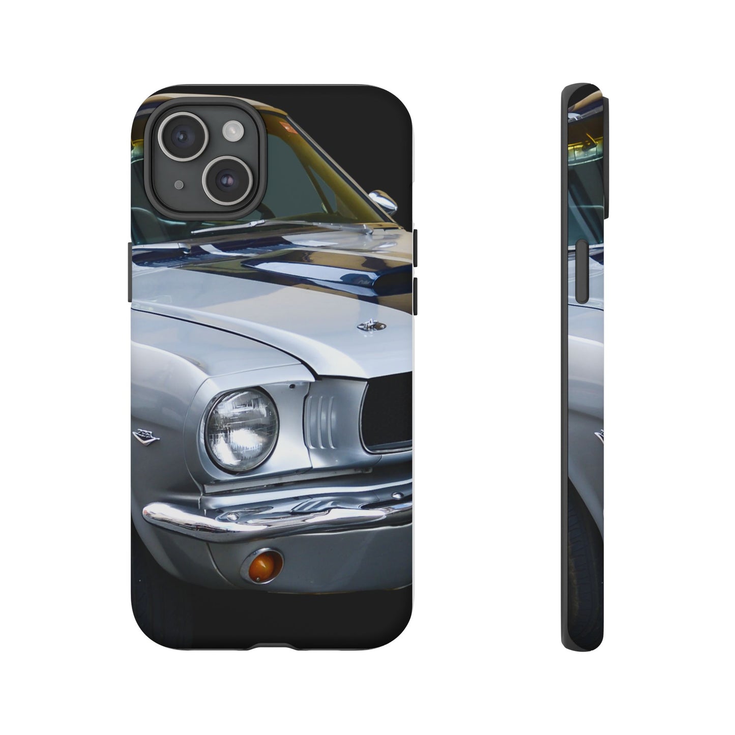 Phone Case iPhone 16/15/14 - Silver Car Tough Case