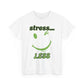 Graphic Tee - Winking Smiley Face 'Stress Less' Design