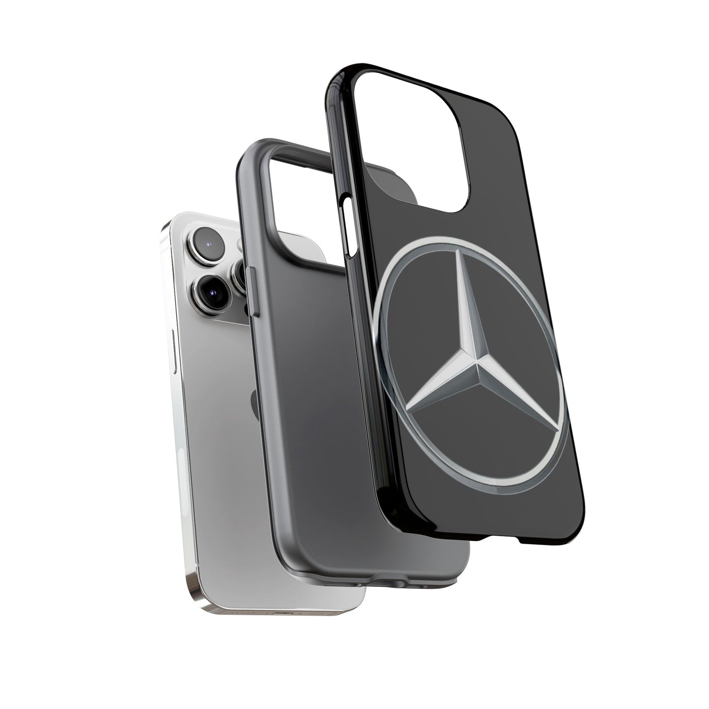 Phone Case iPhone 16/15/14 - Luxury Car Emblem Tough Case