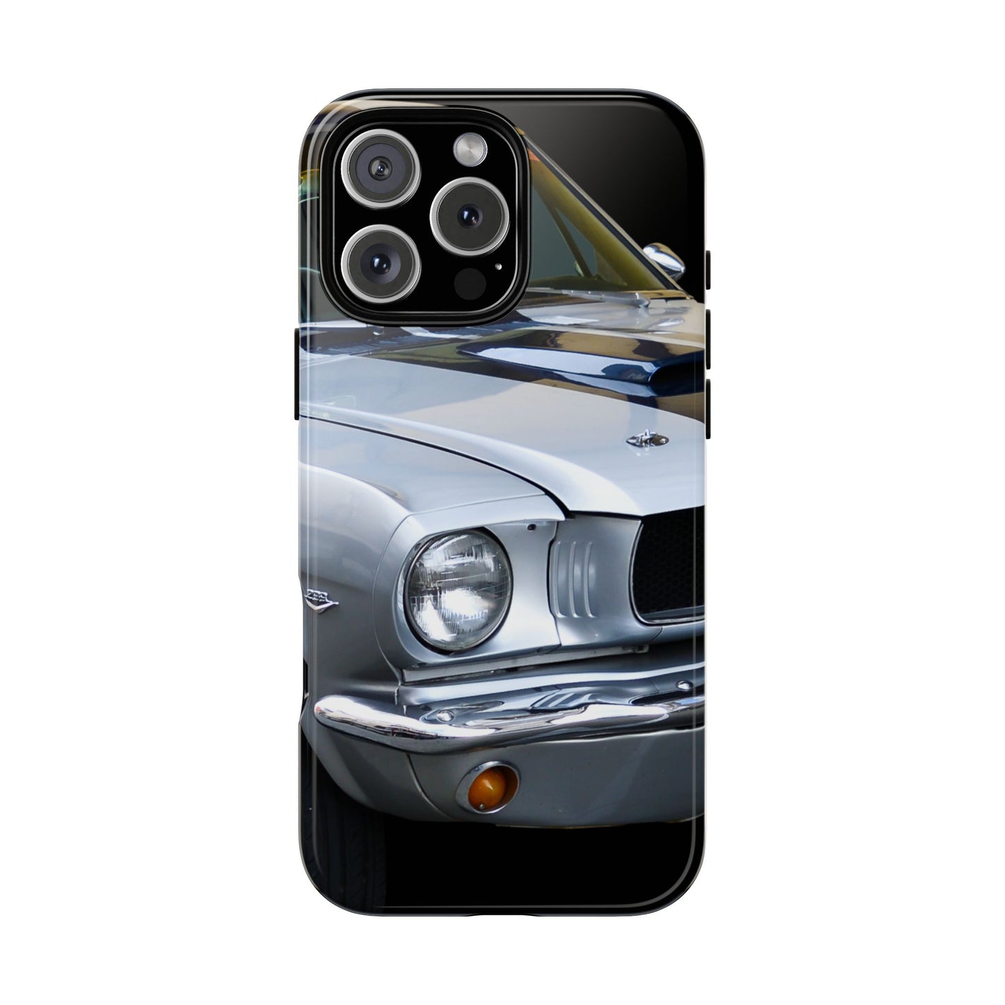 Phone Case iPhone 16/15/14 - Silver Car Tough Case