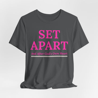 Set Apart Faith-Based Inspirational Tee for Women