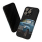 Phone Case iPhone 16/15/14 - Old Blue Truck Tough Guy Tough Case