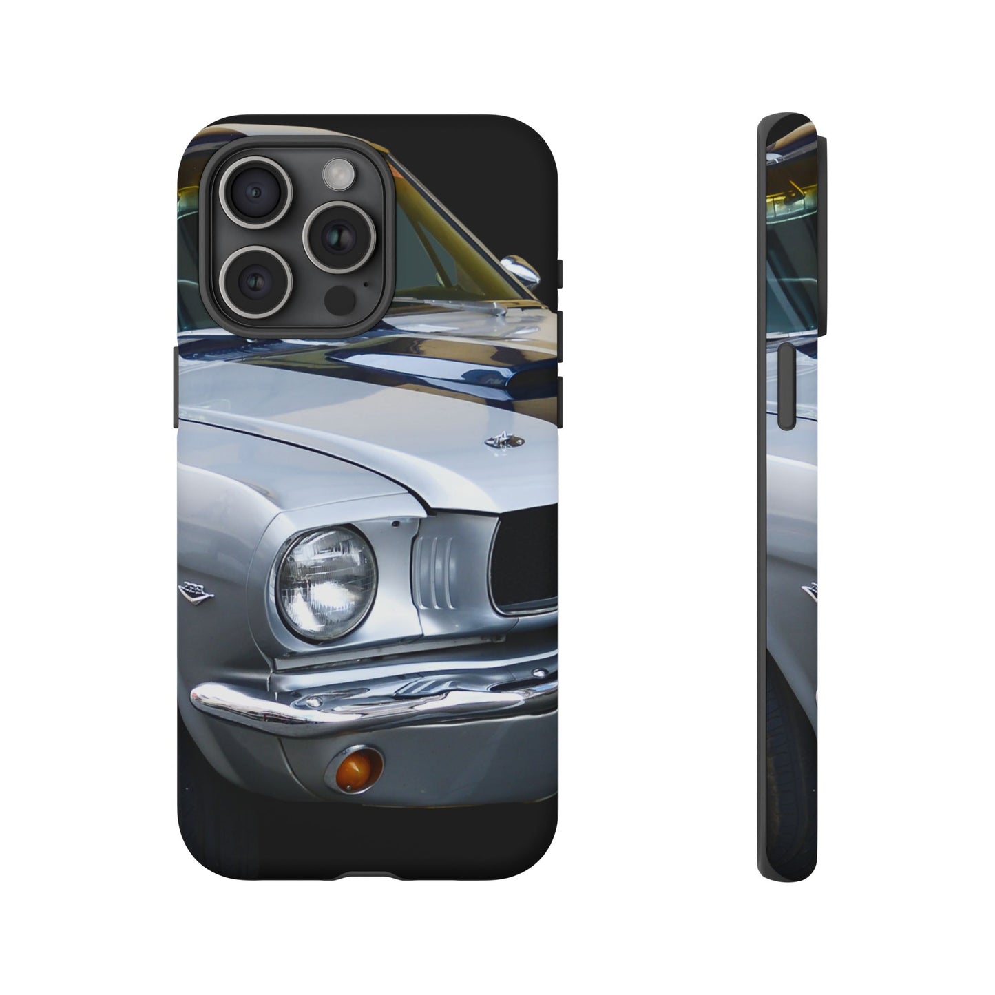 Phone Case iPhone 16/15/14 - Silver Car Tough Case