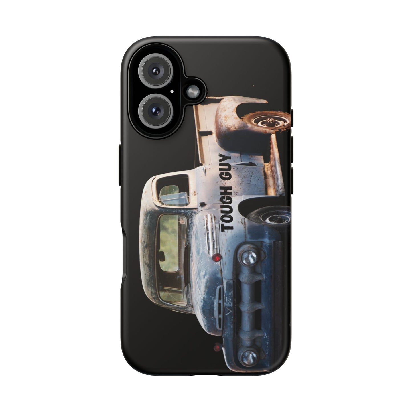 Phone Case iPhone 16/15/14 - Tough Guy Old Truck Blue Tough Case