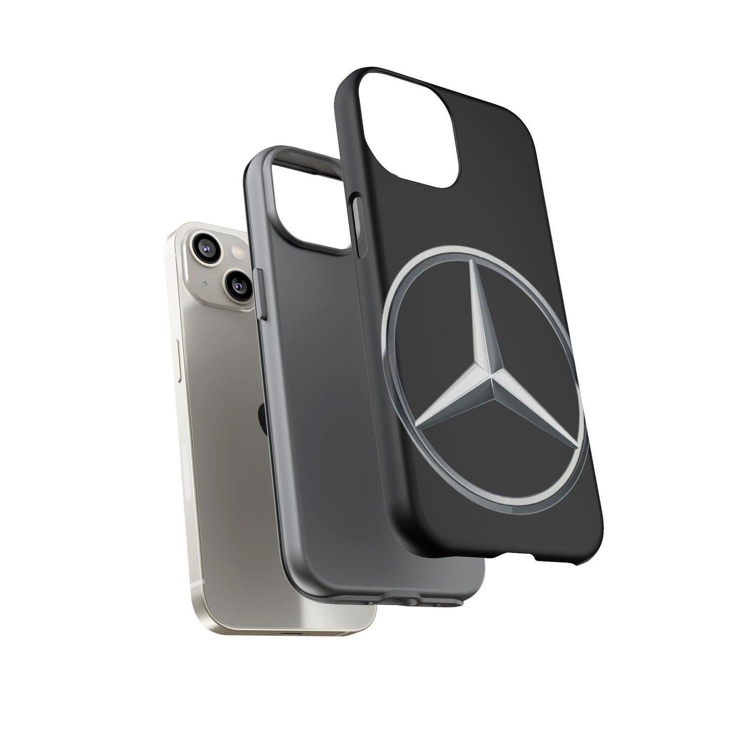 Phone Case iPhone 16/15/14 - Luxury Car Emblem Tough Case