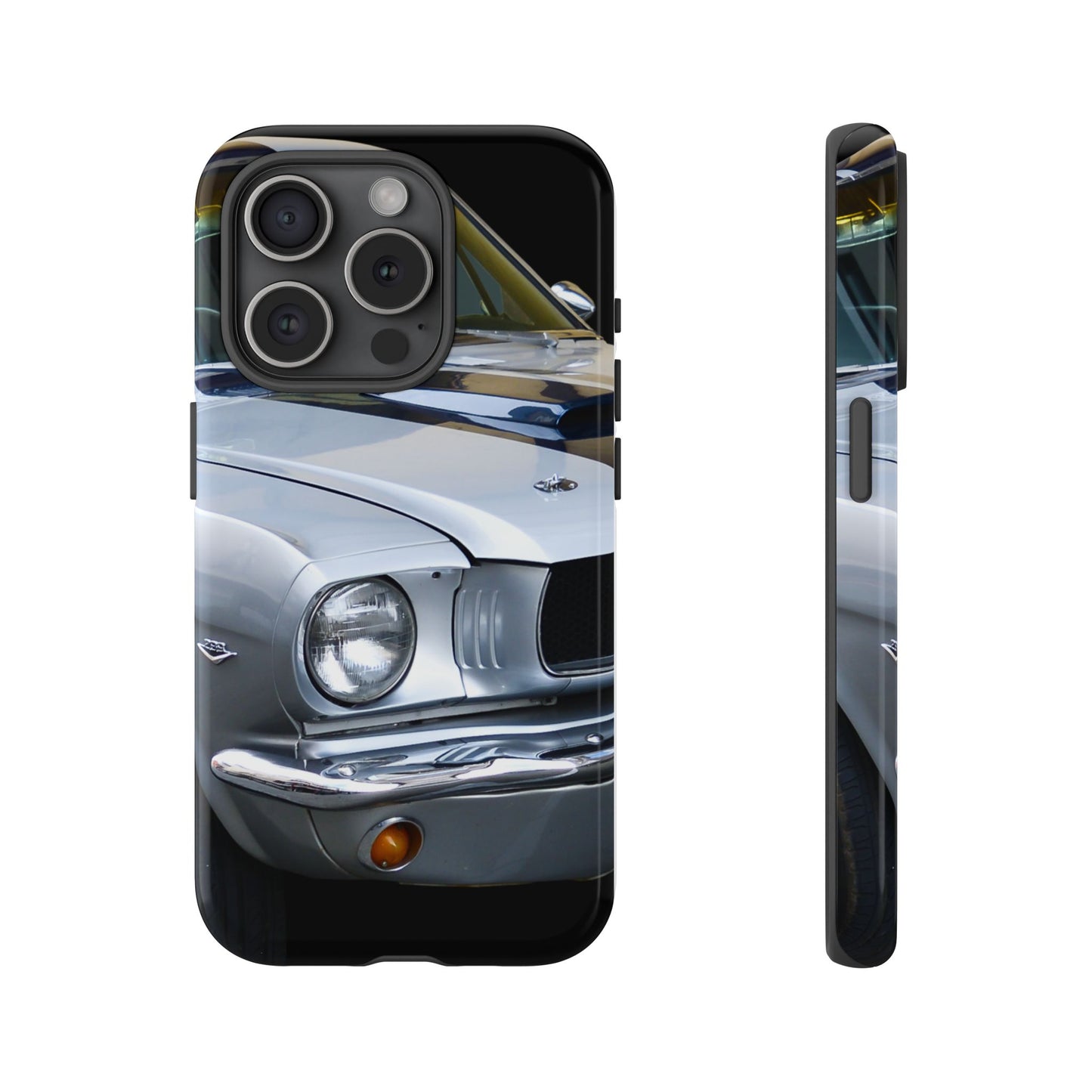 Phone Case iPhone 16/15/14 - Silver Car Tough Case