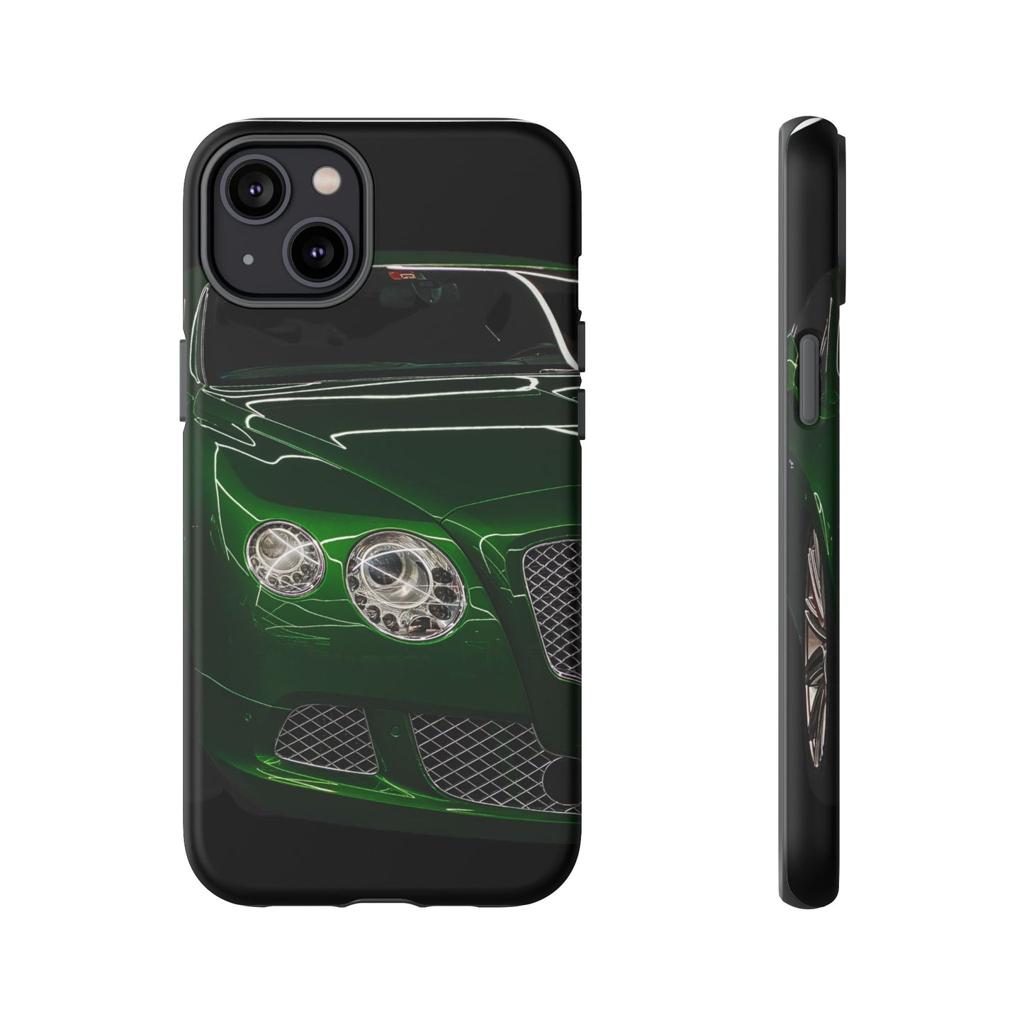 Phone Case iPhone 16/15/14 - Green Luxury Car Tough Case