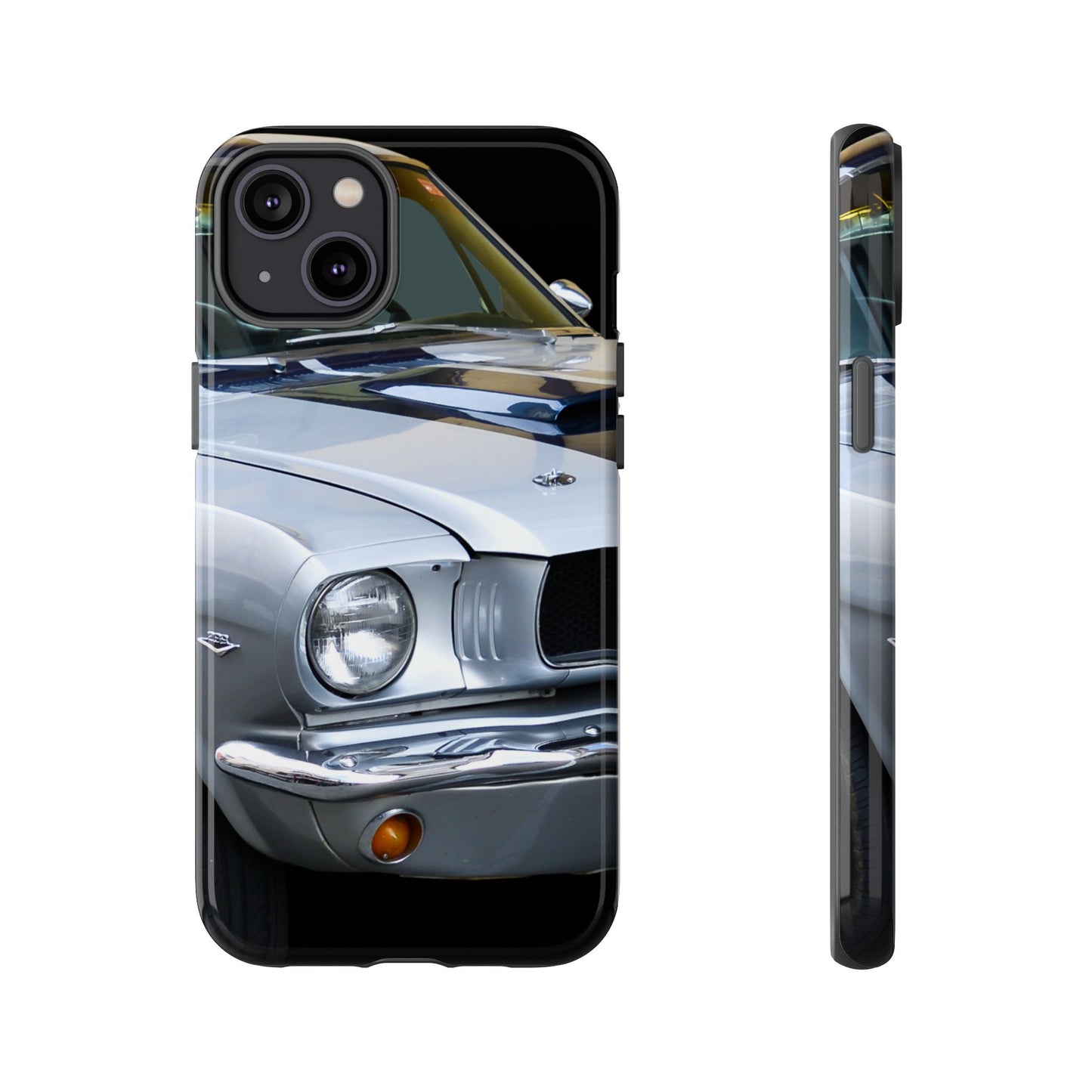 Phone Case iPhone 16/15/14 - Silver Car Tough Case