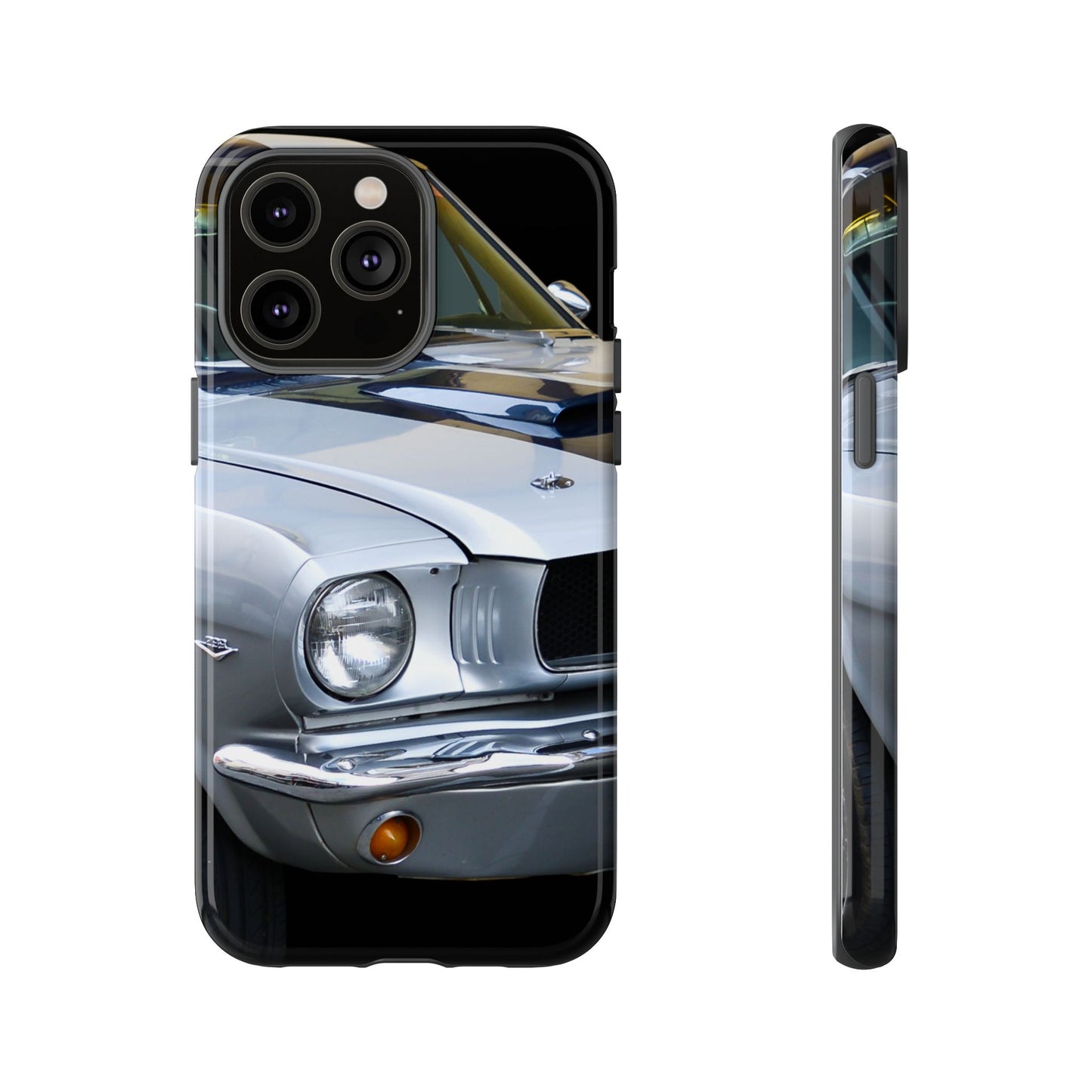 Phone Case iPhone 16/15/14 - Silver Car Tough Case