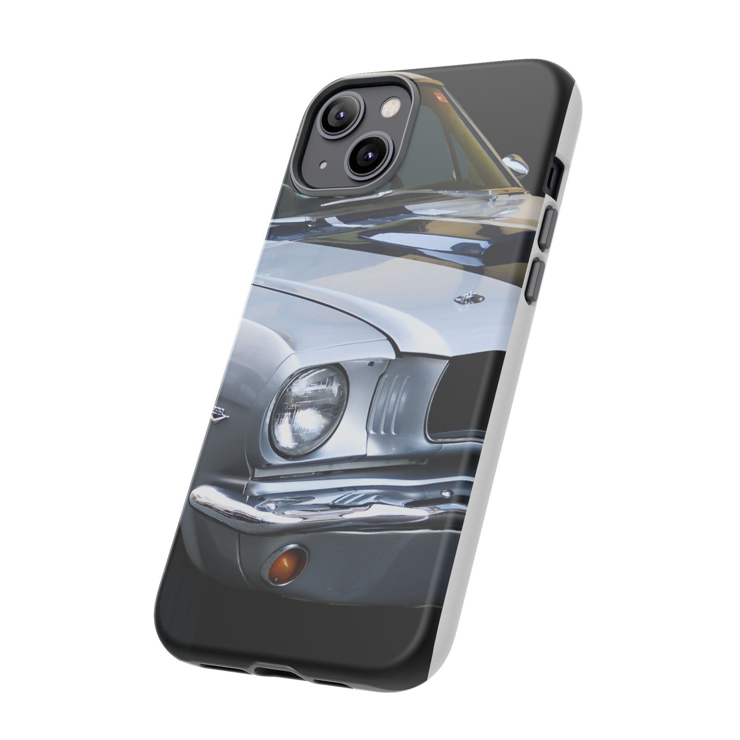 Phone Case iPhone 16/15/14 - Silver Car Tough Case