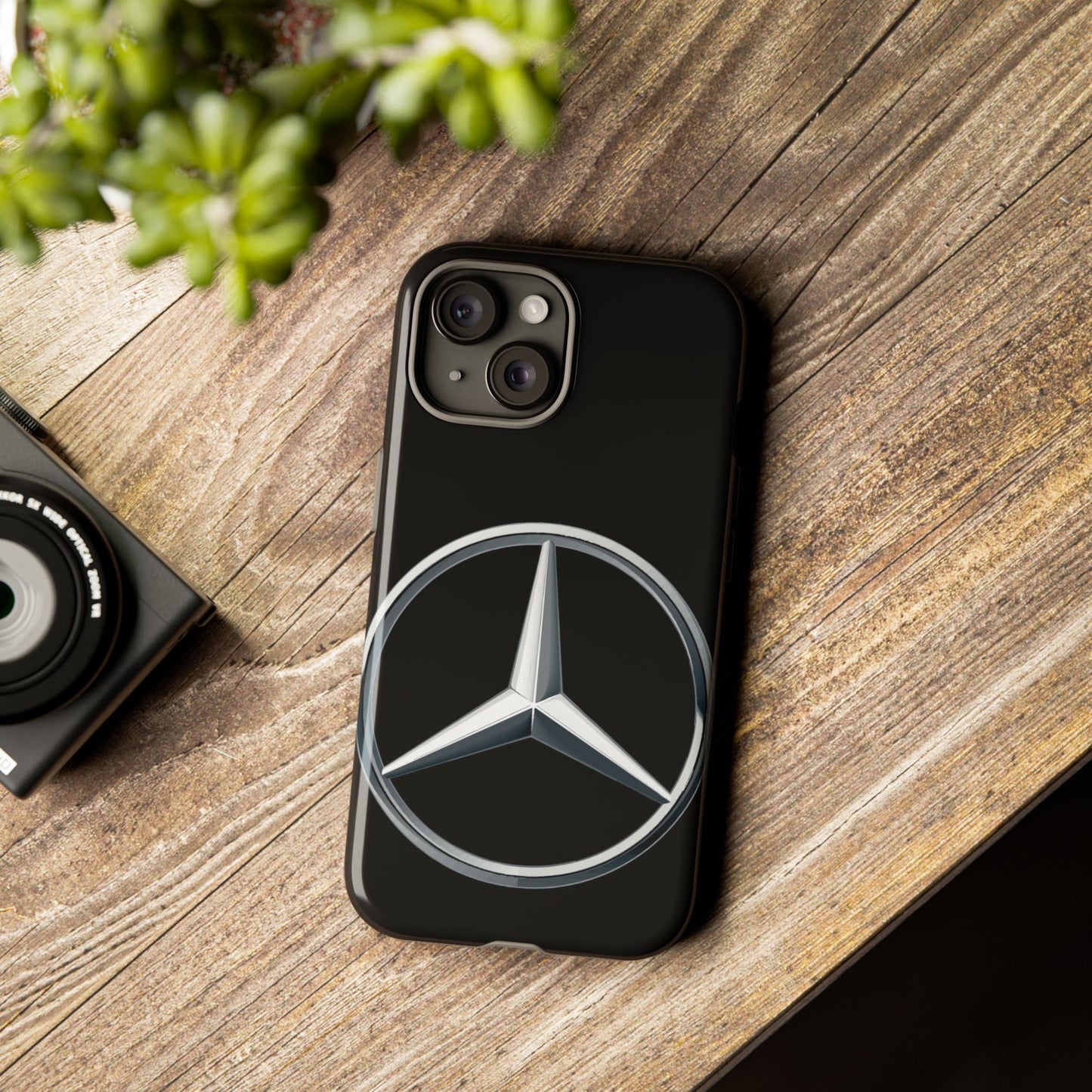 Phone Case iPhone 16/15/14 - Luxury Car Emblem Tough Case