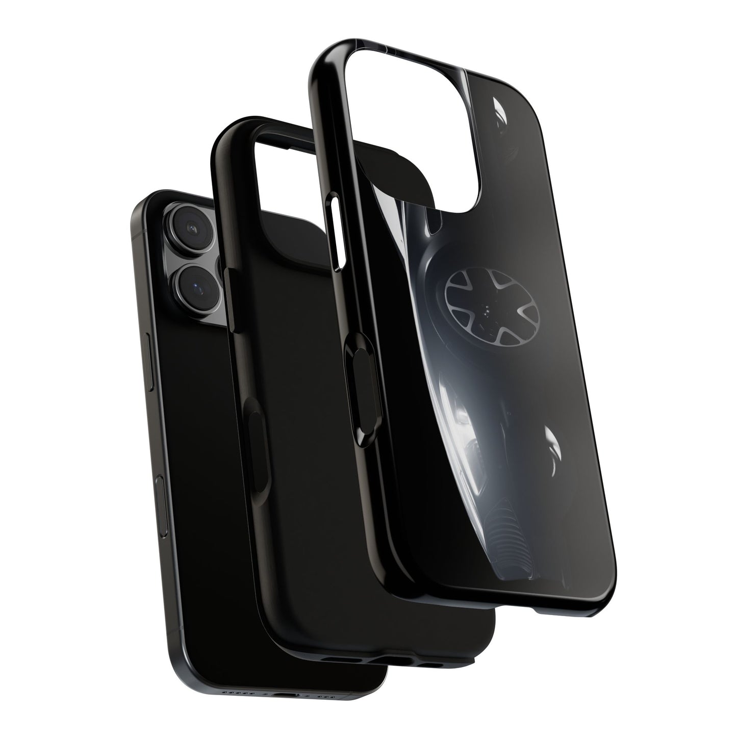 Phone Case iPhone 16/15/14 - Luxury Car Headlights Tough Case