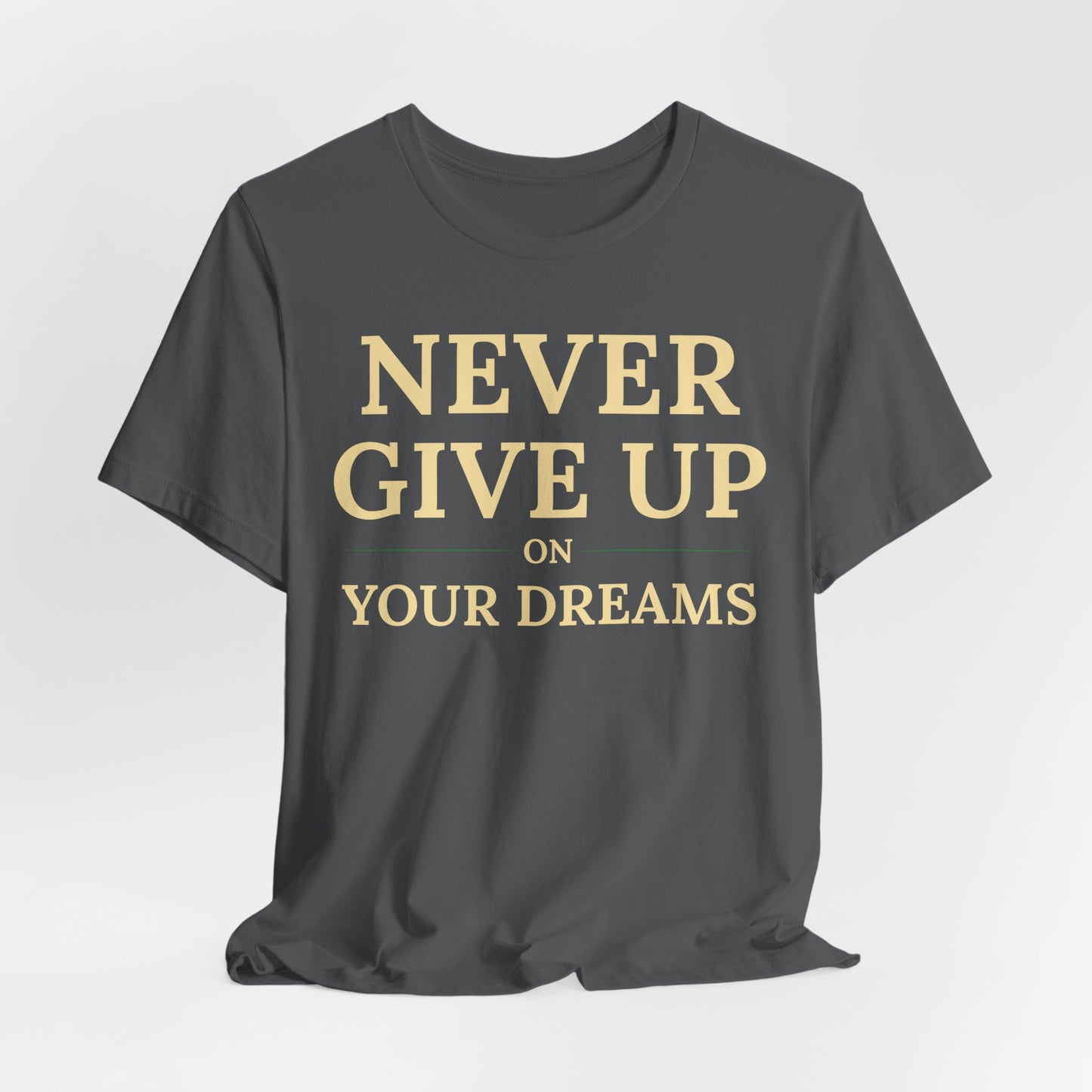 Never Give Up on Your Dreams Inspirational Motivation T-Shirt