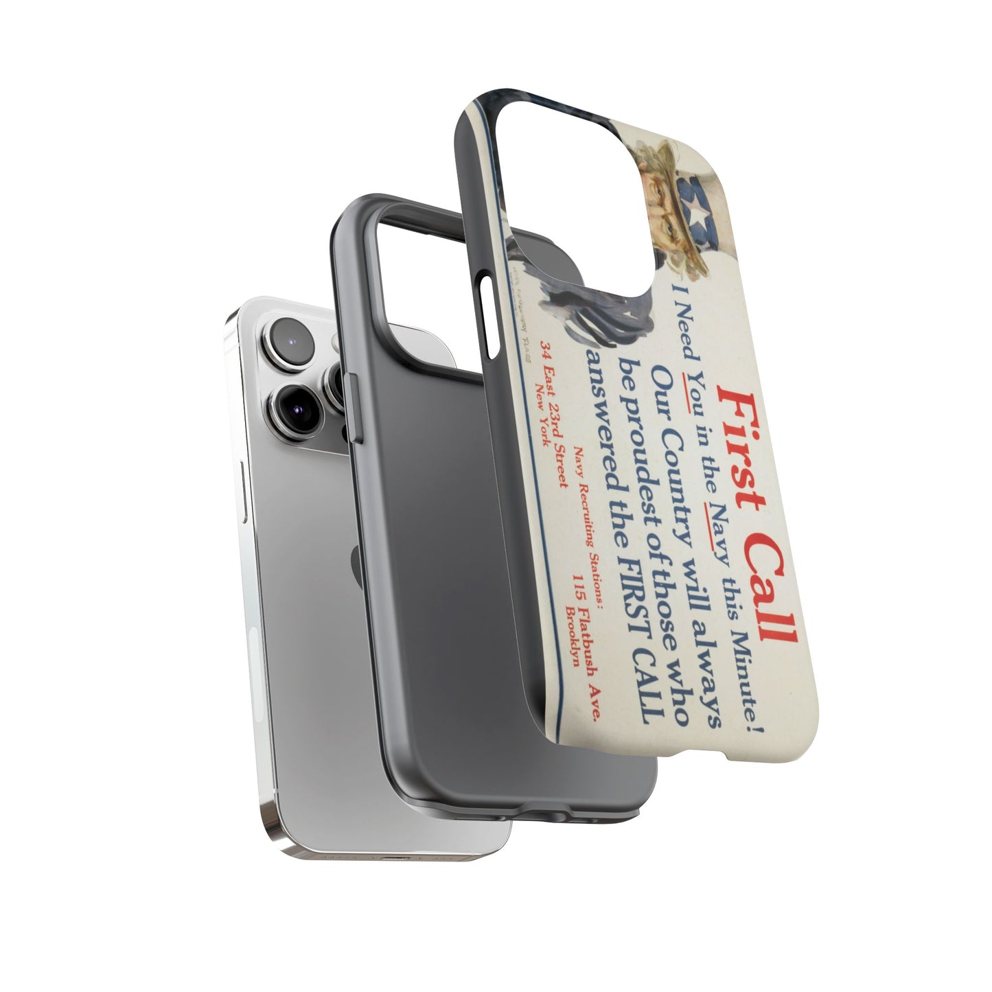 Phone Case iPhone 16/15/14 - Love & Honor Tough Case