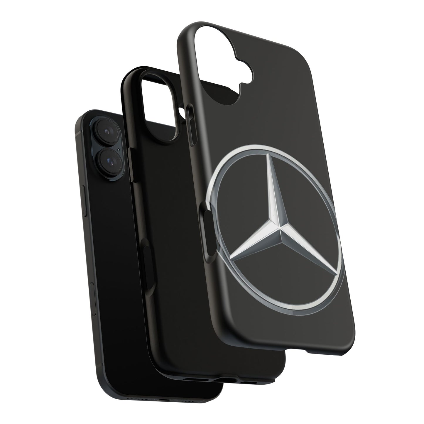 Phone Case iPhone 16/15/14 - Luxury Car Emblem Tough Case