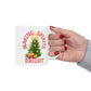 Making Spirits Bright - White Ceramic Mug, 11oz