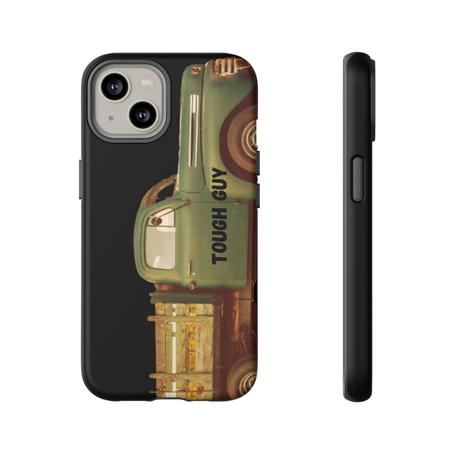 Phone Case iPhone 16/15/14 - Tough Guy Old Green Truck Tough Case