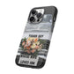 Phone Case iPhone 16/15/14 - Tough Guy Whose Wife Loves Him Tough Case