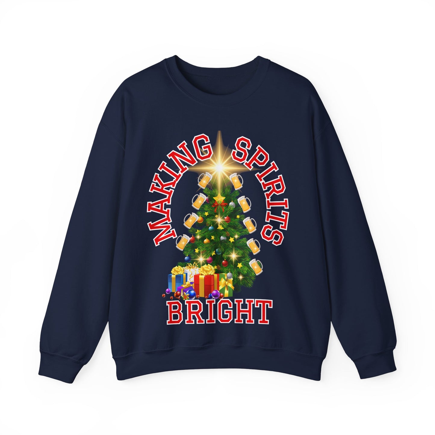 Making Spirits Bright - Unisex Heavy Blend™ Crewneck Sweatshirt