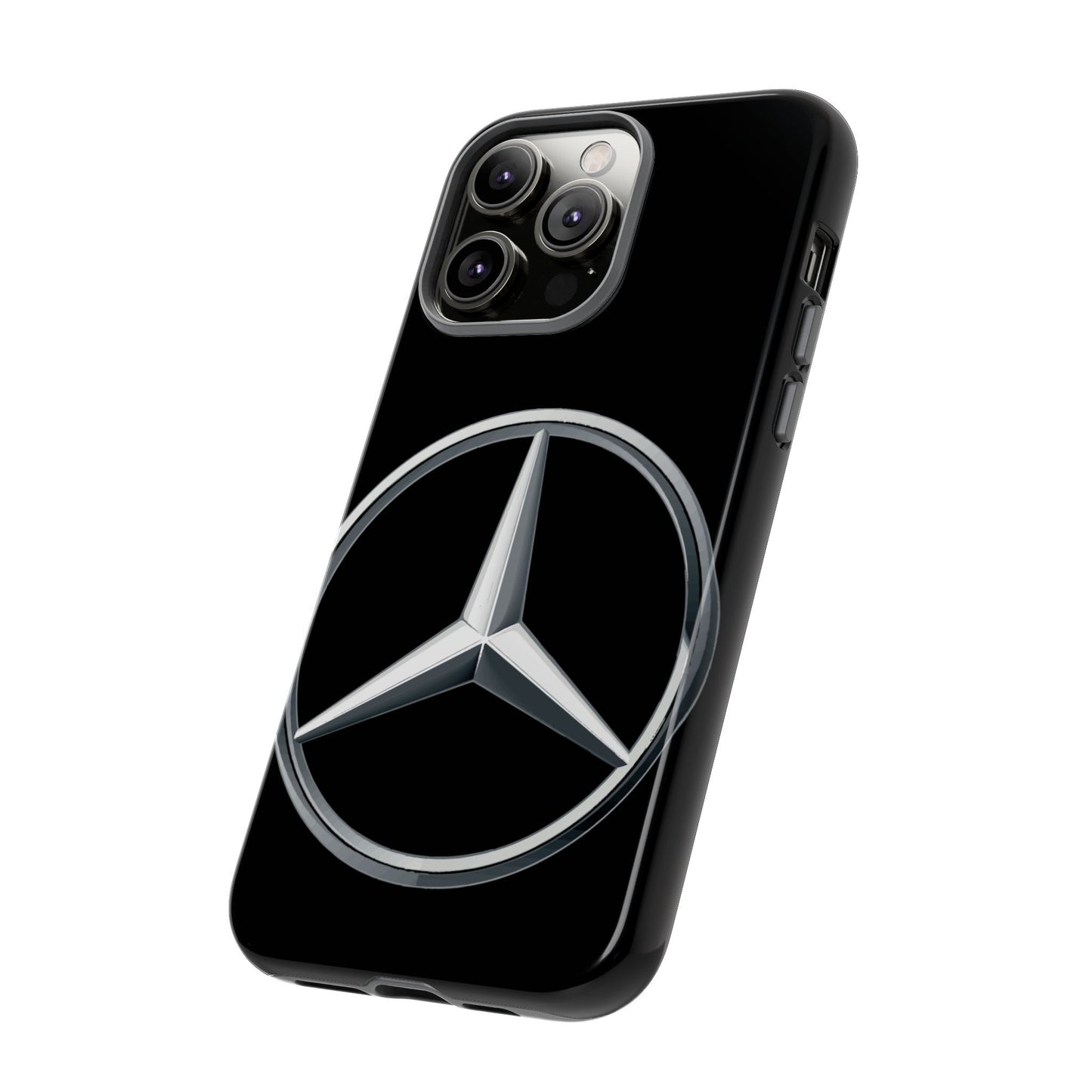 Phone Case iPhone 16/15/14 - Luxury Car Emblem Tough Case