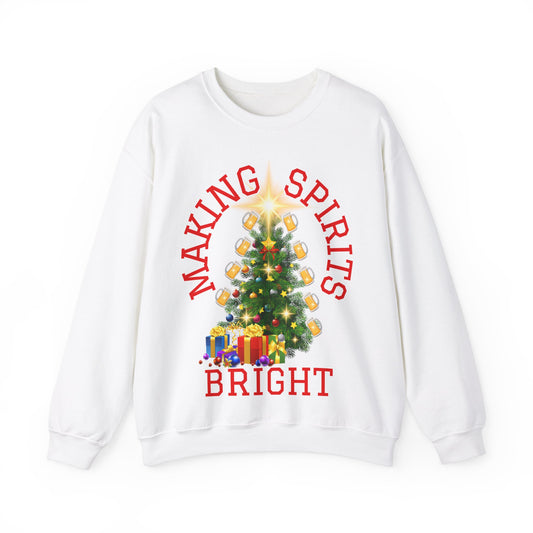 Making Spirits Bright - Unisex Heavy Blend™ Crewneck Sweatshirt