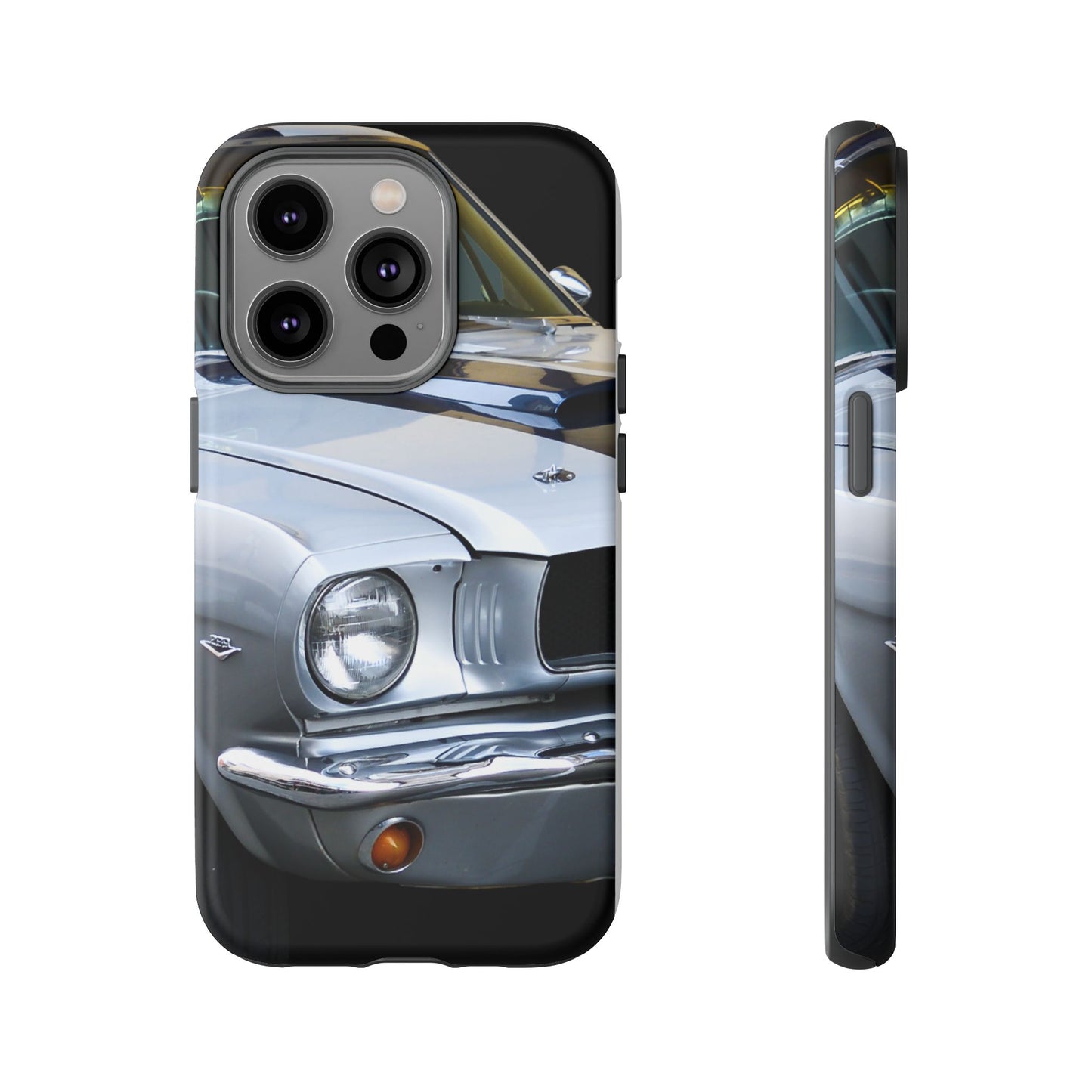 Phone Case iPhone 16/15/14 - Silver Car Tough Case