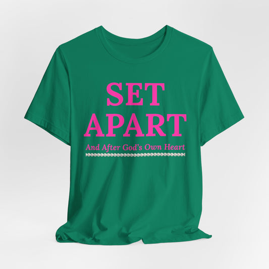 Set Apart Faith-Based Inspirational Tee for Women