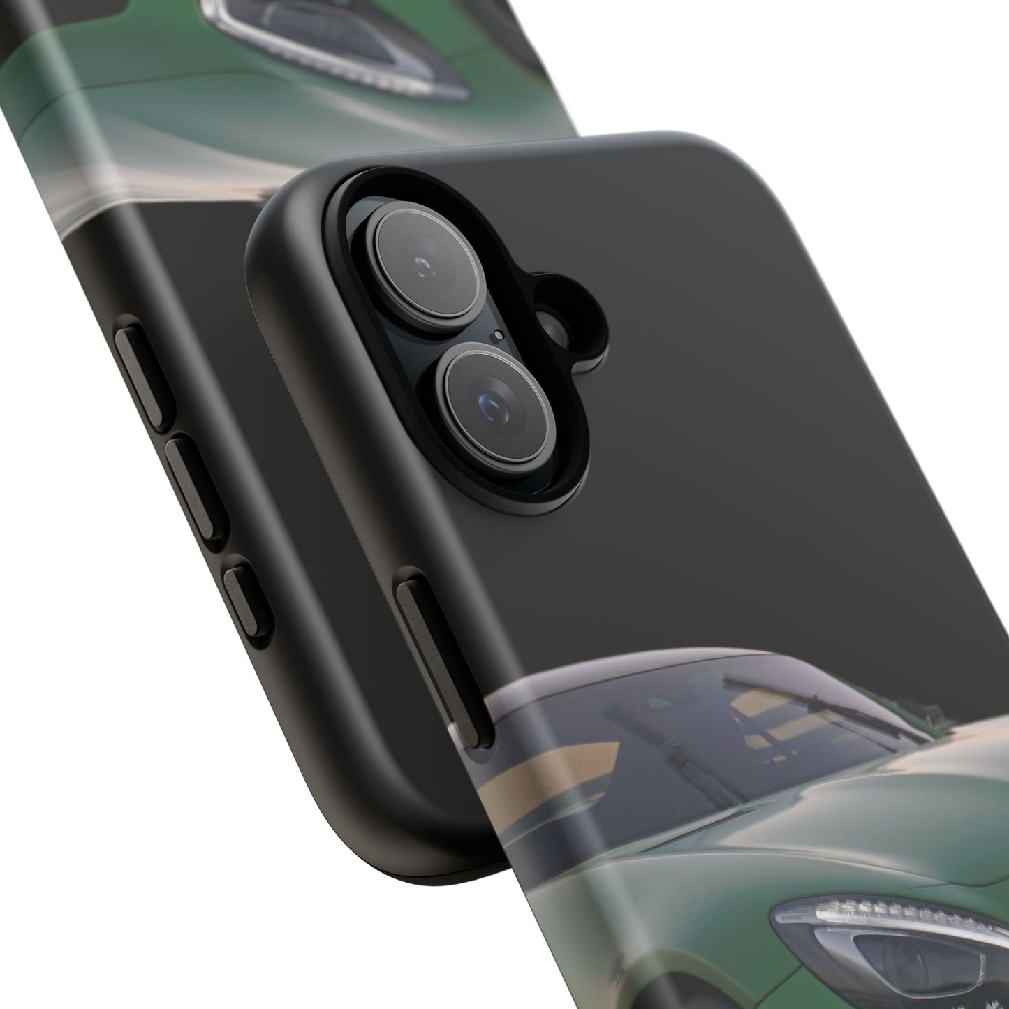 Phone Case iPhone 16/15/14 - Green Luxury Car Tough Case