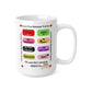I Love You Because Ceramic Coffee Cup, 15oz