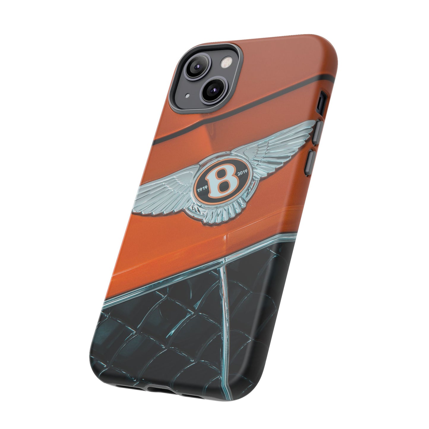 Phone Case iPhone 16/15/14 - Orange Luxury Car Tough Case