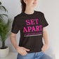 Set Apart Faith-Based Inspirational Tee for Women