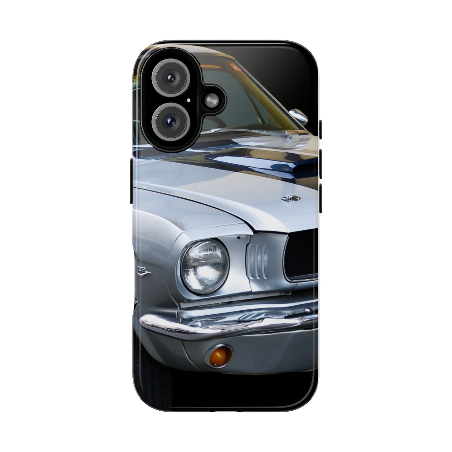 Phone Case iPhone 16/15/14 - Silver Car Tough Case