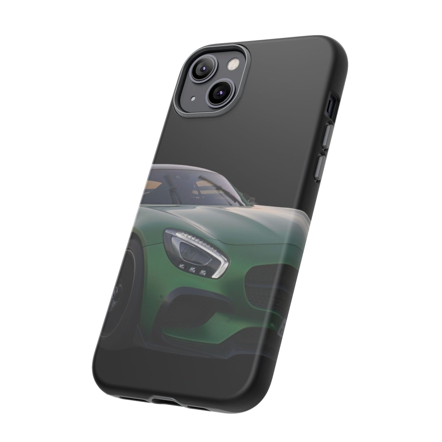 Phone Case iPhone 16/15/14 - Green Luxury Car Tough Case