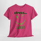 Graphic Tee - Winking Smiley Face 'Stress Less' Design