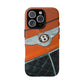 Phone Case iPhone 16/15/14 - Orange Luxury Car Tough Case