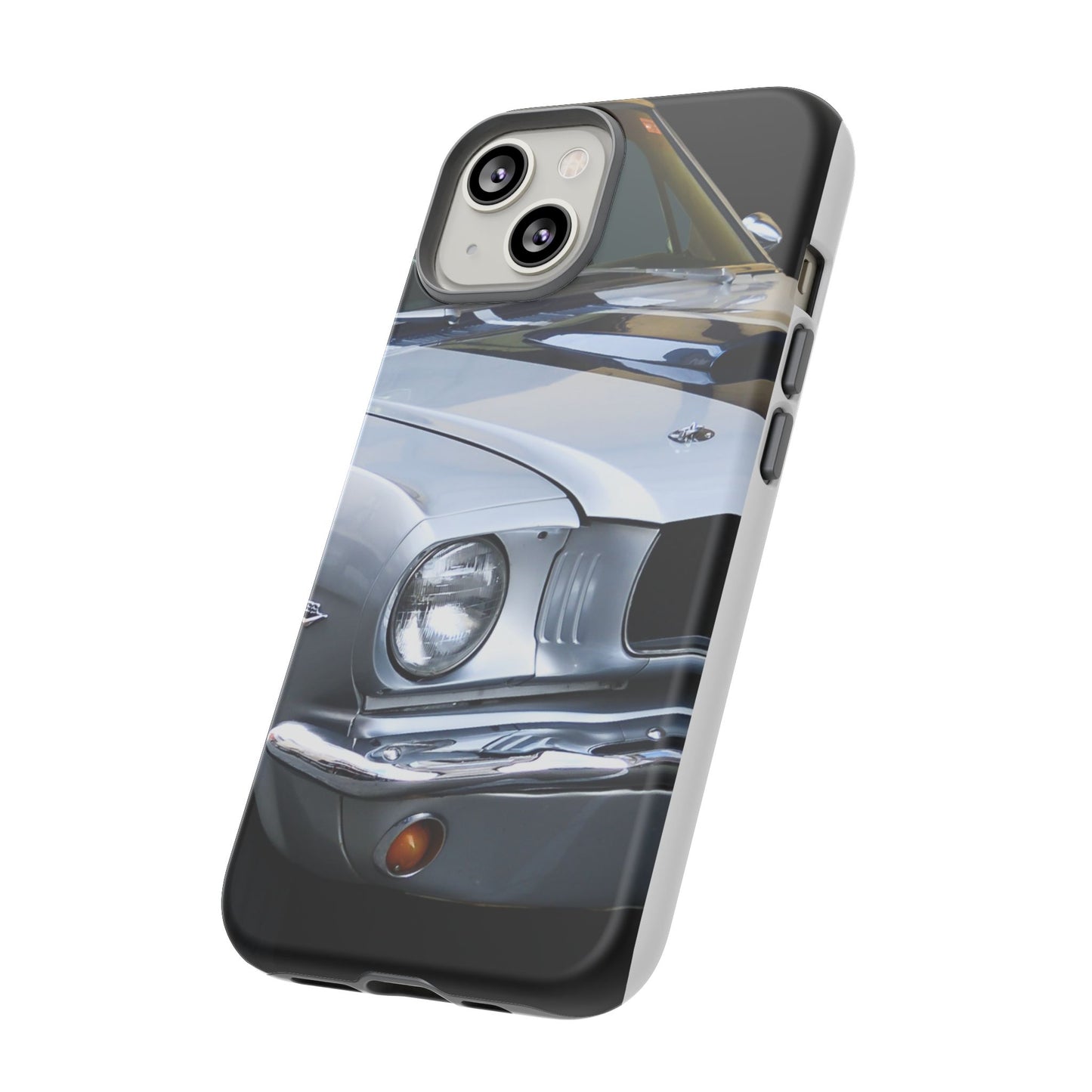 Phone Case iPhone 16/15/14 - Silver Car Tough Case