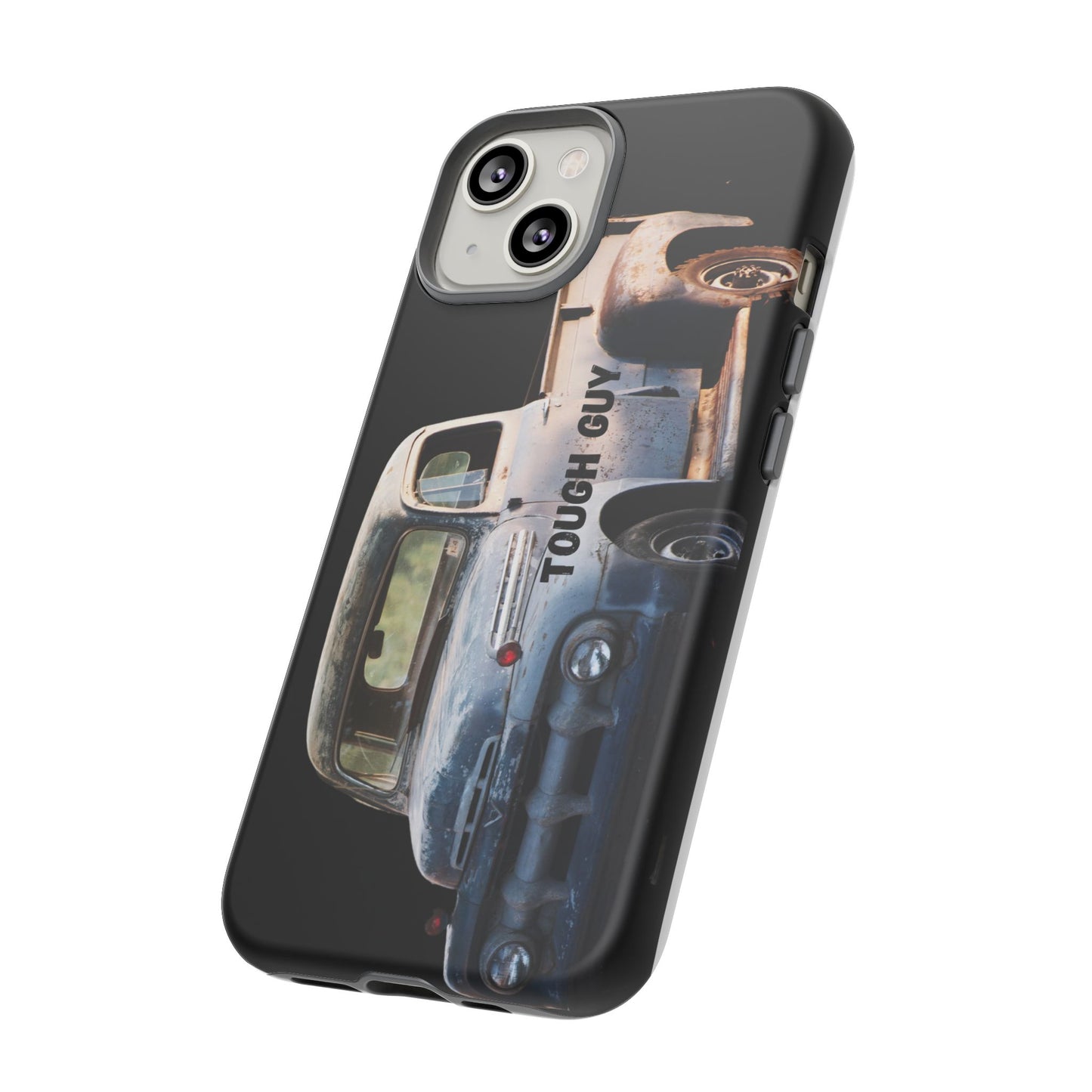 Phone Case iPhone 16/15/14 - Tough Guy Old Truck Blue Tough Case