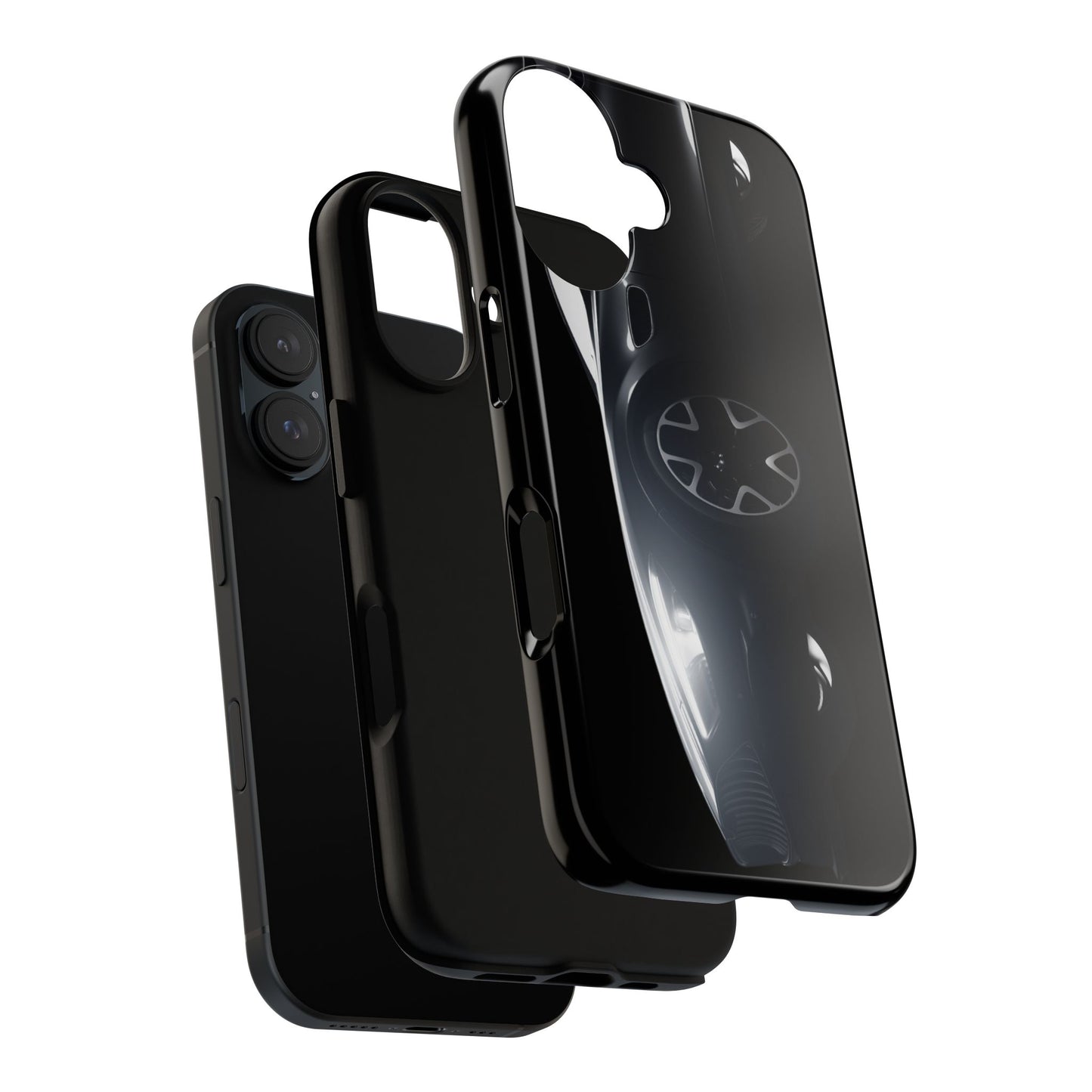 Phone Case iPhone 16/15/14 - Luxury Car Headlights Tough Case